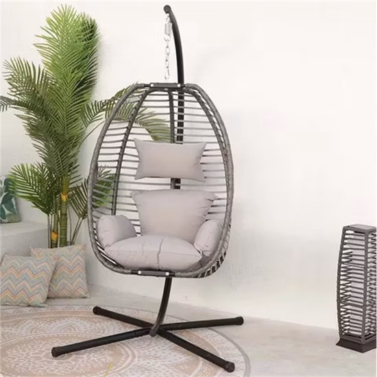 PE Rattan Wicker Bird Nest Chair Swing com preço de atacado